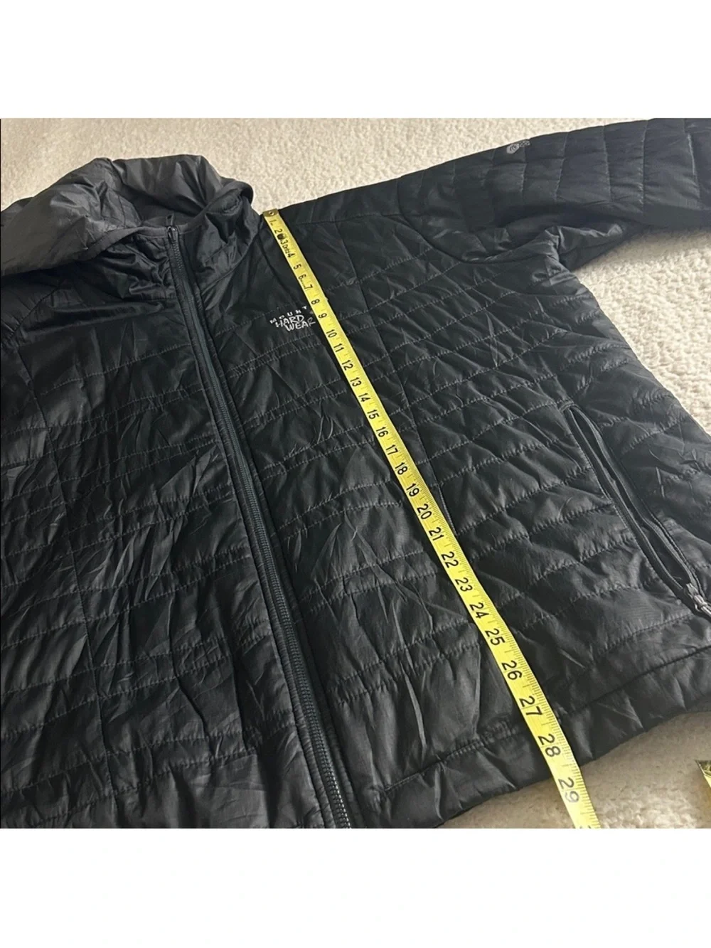 Mountain Hardwear Switch Flip Hooded Black Jacket Size XL